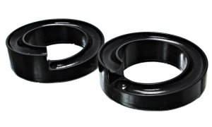 Ford F150 Coil Spring Isolator Set - Front - Energy Suspension - 1 inch Lift Performance Polyurethane - Black - `97-`03 Ford F150 Coil Spring Isolator Set - Front - Energy Suspension - 1 inch Lift Performance Polyurethane - Black - `97-`03